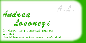 andrea losonczi business card
